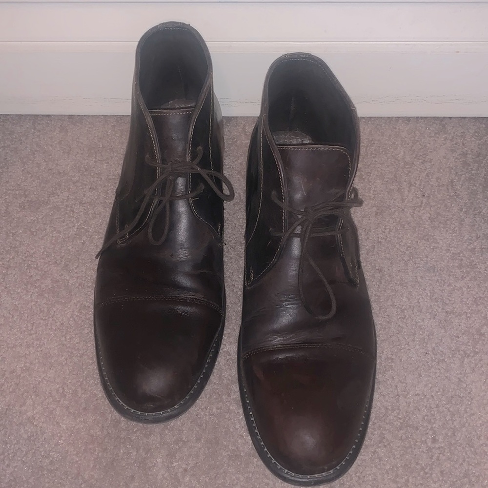 Stafford Leather Cap Toe Chukka Boot